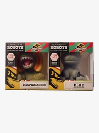 Handmade by Robots Jurassic Park Blue & Delophosaurus 2-Pack Vinyl Figure