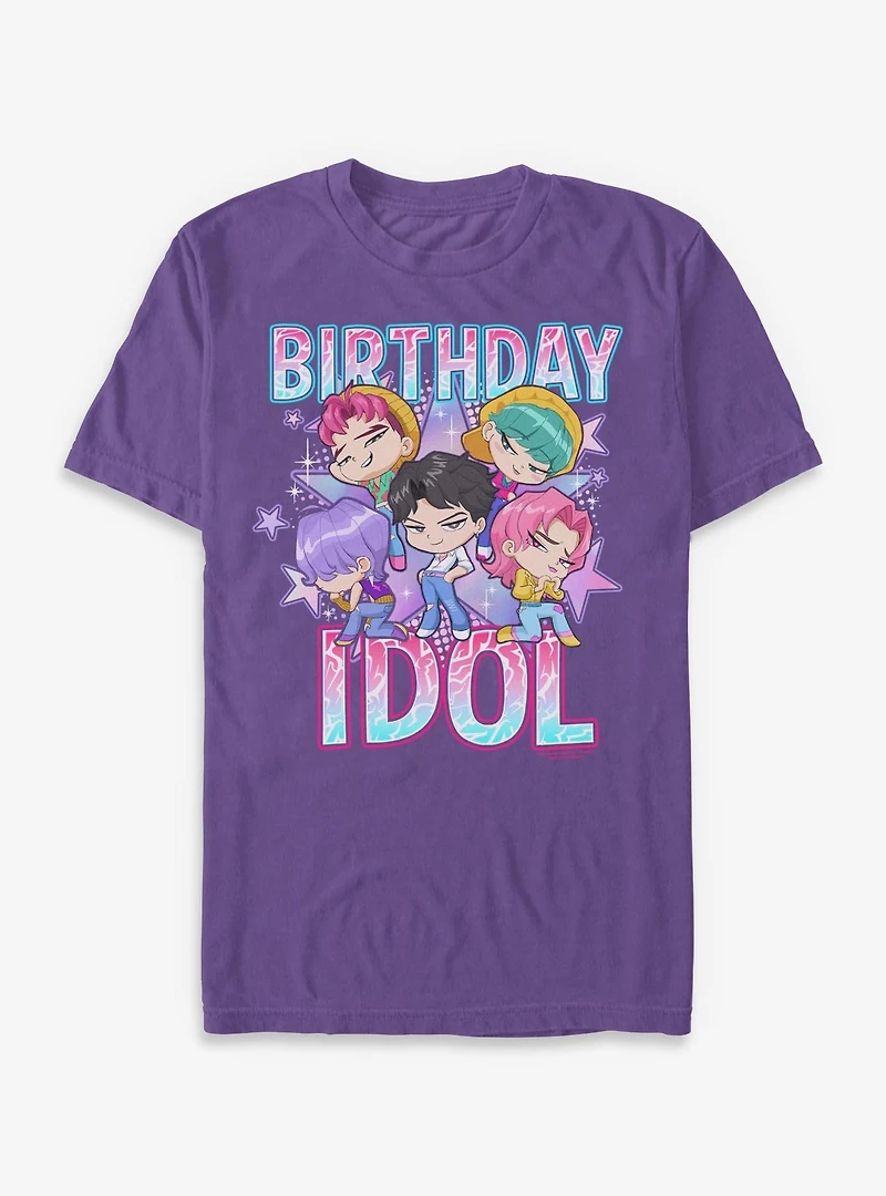 KPop Demon Hunters Saja Boys Birthday Idol T-Shirt