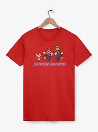 Nintendo Super Mario Group Fun Jump T-Shirt
