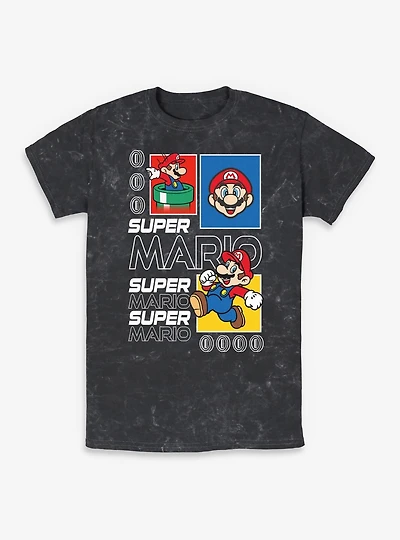 Nintendo Super Mario Future Mineral Wash T-Shirt