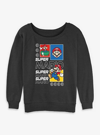 Nintendo Super Mario Future Womens Slouchy Sweatshirt