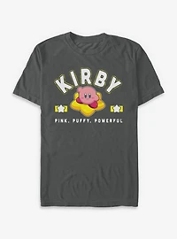 Nintendo Kirby Star Pink Puffy Powerful Garment-Dyed T-Shirt