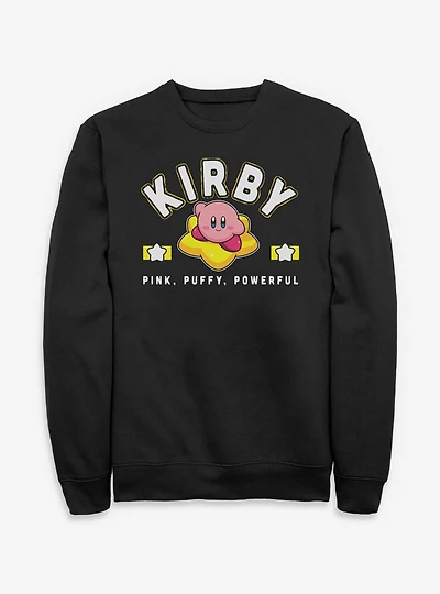 Nintendo Kirby Star Pink Puffy Powerful Sweatshirt