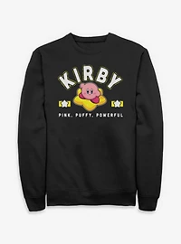 Nintendo Kirby Star Pink Puffy Powerful Sweatshirt