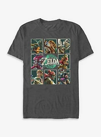 The Legend Of Zelda Tears Kingdom Character Boxes T-Shirt