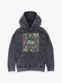The Legend Of Zelda Tears Kingdom Character Boxes Mineral Wash Hoodie
