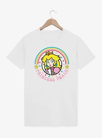 Nintendo Mario Colorful Princess Peach T-Shirt