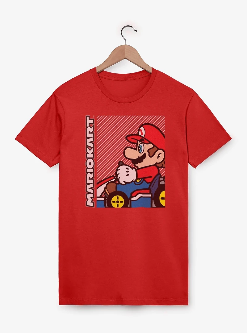 Nintendo Mario Kart On Race Car T-Shirt