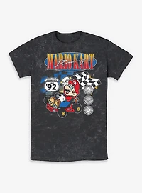 Nintendo Mario Kart Race Since 92 Mineral Wash T-Shirt