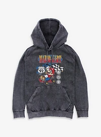 Nintendo Mario Kart Race Since 92 Mineral Wash Hoodie