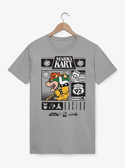 Nintendo Mario Kart Bowser Oil Racing T-Shirt