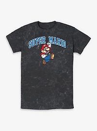 Nintendo Super Mario Jump Mineral Wash T-Shirt