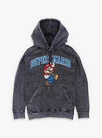 Nintendo Super Mario Jump Mineral Wash Hoodie