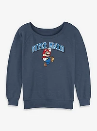 Nintendo Super Mario Jump Womens Slouchy Sweatshirt