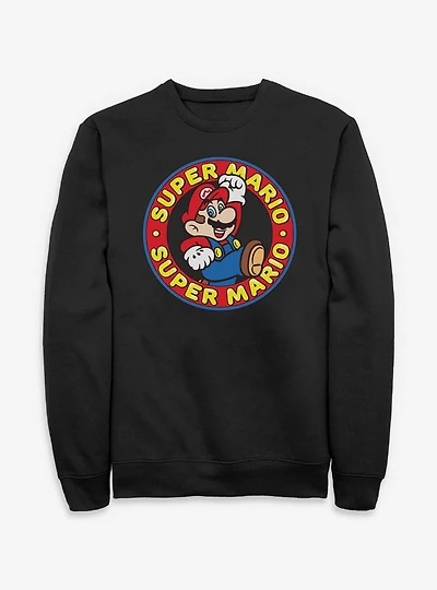 Nintendo Super Mario Badge Sweatshirt