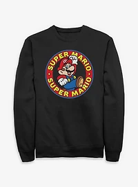 Nintendo Super Mario Badge Sweatshirt