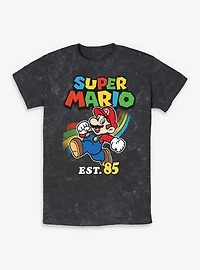 Nintendo Super Mario Est 85 Jump Mineral Wash T-Shirt