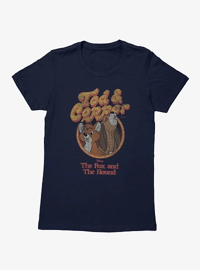 Disney Fox And The Hound Tod Cooper Howl Womens T-Shirt