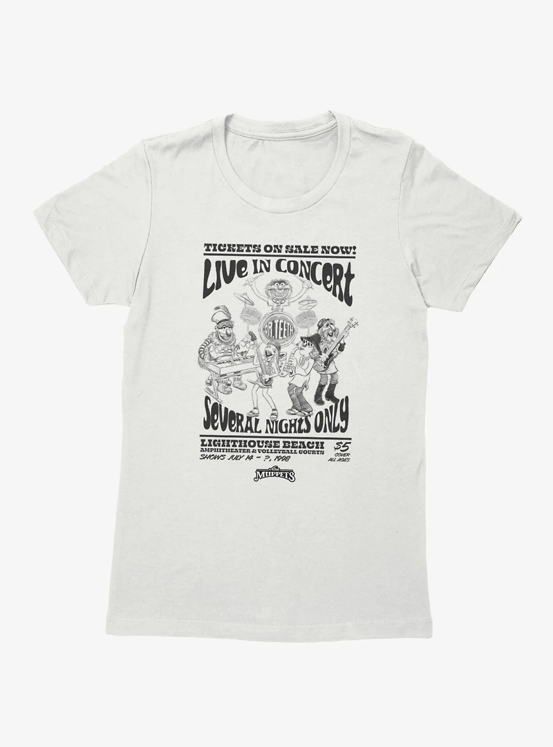 The Muppets Live Concert Womens T-Shirt