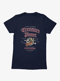 Disney Treasure Planet Chart Your Course Womens T-Shirt