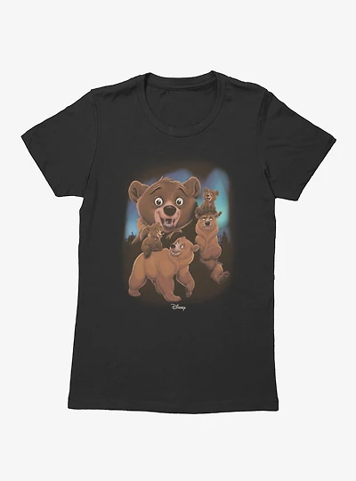 Disney Brother Bear Collage Mashup Womens T-Shirt