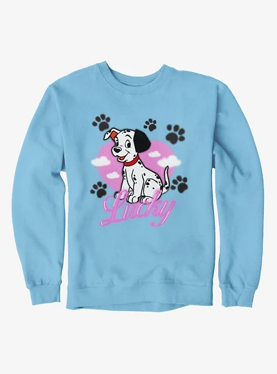 Disney 101 Dalmatians Lucky Love Spray Paint Sweatshirt