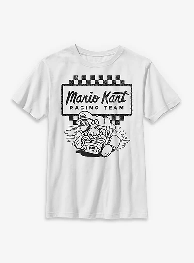 Nintendo Mario Kart Racing Team Youth T-Shirt
