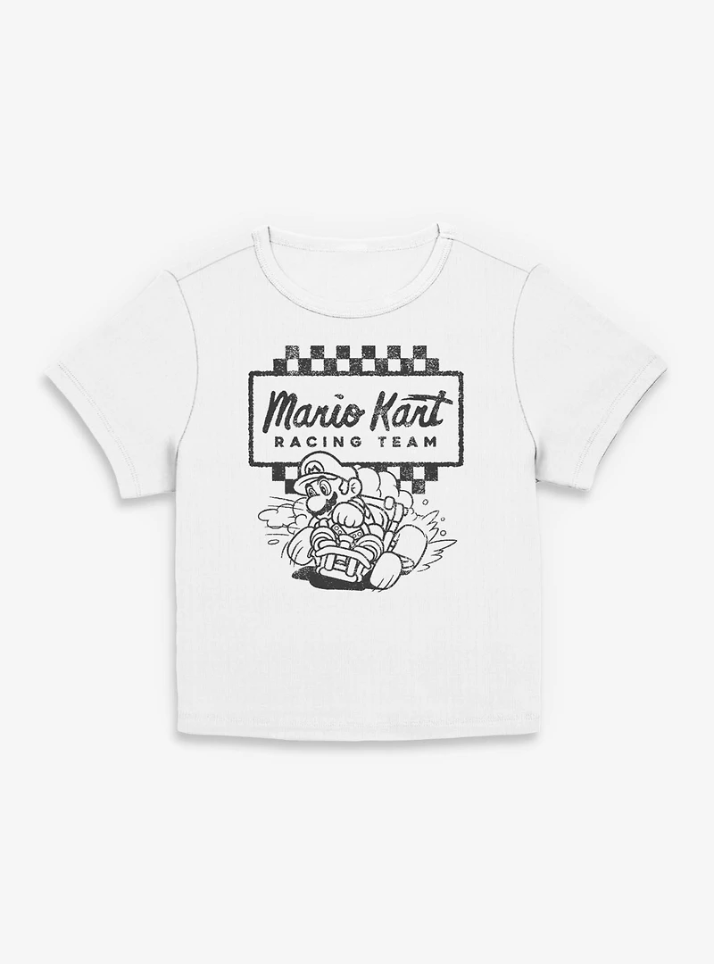 Nintendo Mario Kart Racing Team Women Baby T-Shirt