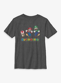 Nintendo Super Mario Toad Luigi Run Youth T-Shirt
