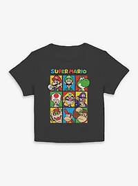 Nintendo Super Mario Character Hall Of Fame Women Baby T-Shirt