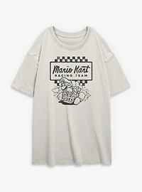 Nintendo Mario Kart Racing Team Womens Oversized T-Shirt