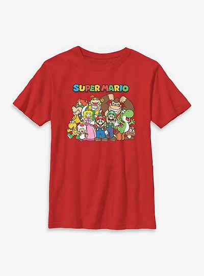 Nintendo Super Mario Group Youth T-Shirt