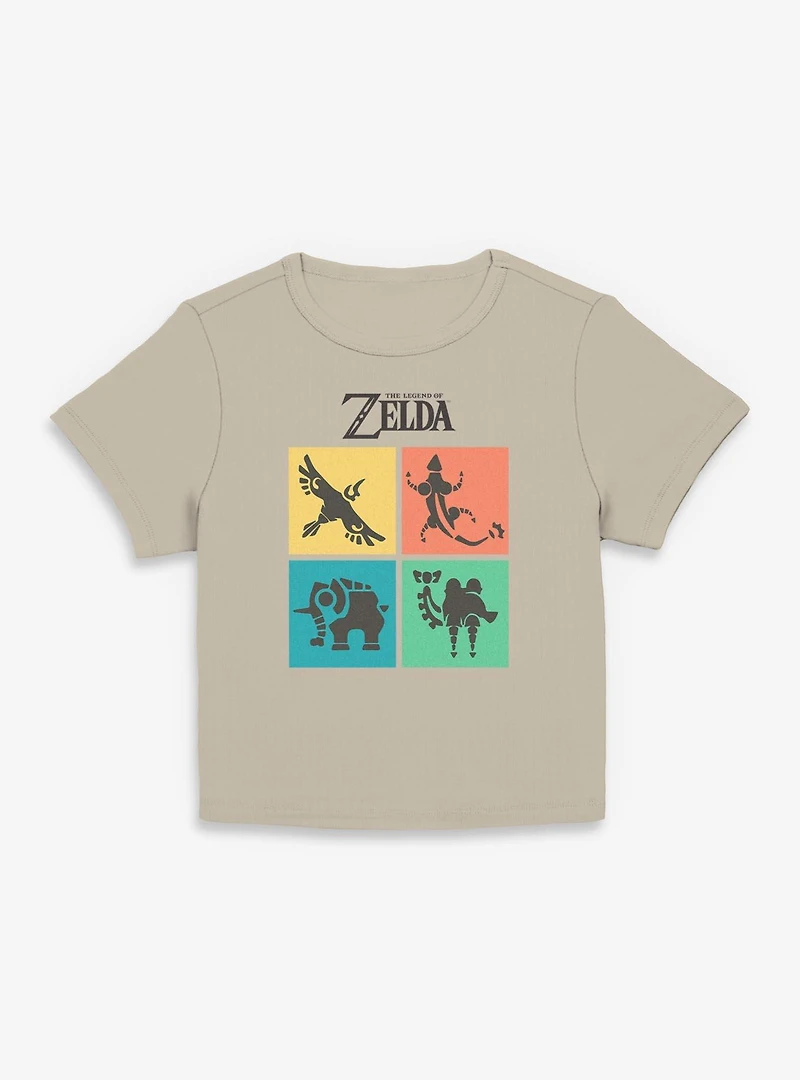 The Legend Of Zelda Color Square Icons Women Baby T-Shirt