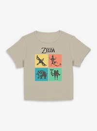 The Legend Of Zelda Color Square Icons Women Baby T-Shirt