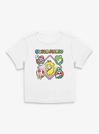 Nintendo Super Mario Diamond Characters Women Baby T-Shirt