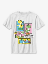 Nintendo Mario Yoshi Boxes Youth T-Shirt