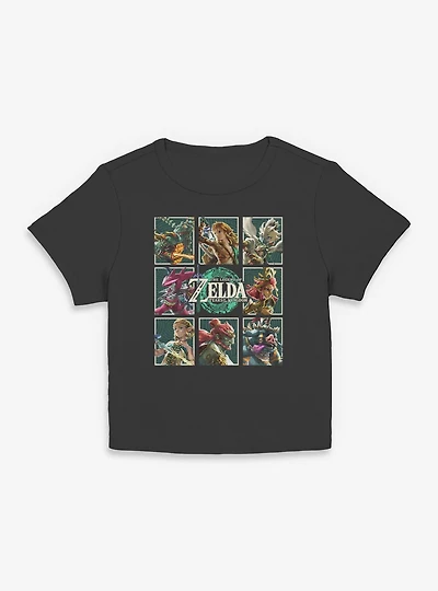 The Legend Of Zelda Tears Kingdom Character Boxes Women Baby T-Shirt