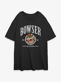 Nintendo Bowser King Of The Koopas Womens Oversized T-Shirt