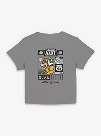 Nintendo Mario Kart Bowser Oil Racing Women Baby T-Shirt