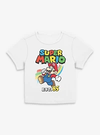 Nintendo Super Mario Est 85 Jump Women Baby T-Shirt