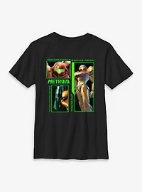 Nintendo Metroid Samus Configurations Youth T-Shirt