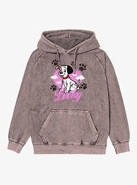 Disney 101 Dalmatians Lucky Love Spray Paint Mineral Wash Hoodie