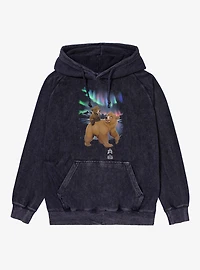 Disney Brother Bear Aurora Borealis Mineral Wash Hoodie