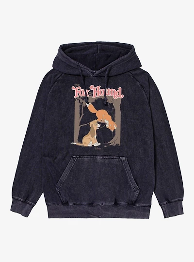 Disney Fox And The Hound Friends Meeting Mineral Wash Hoodie