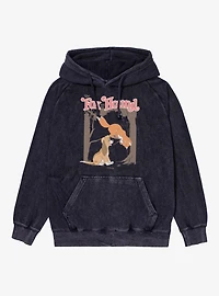 Disney Fox And The Hound Friends Meeting Mineral Wash Hoodie