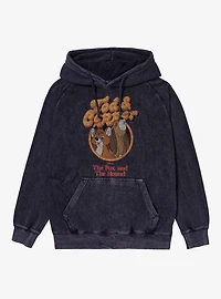 Disney Fox And The Hound Tod Cooper Howl Mineral Wash Hoodie