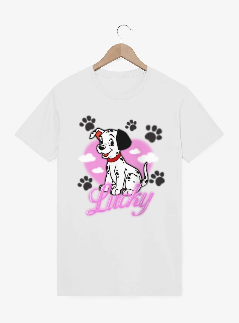 Disney 101 Dalmatians Lucky Love Spray Paint T-Shirt