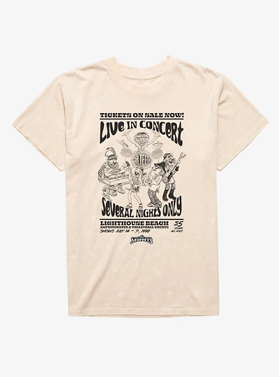The Muppets Live Concert Mineral Wash T-Shirt