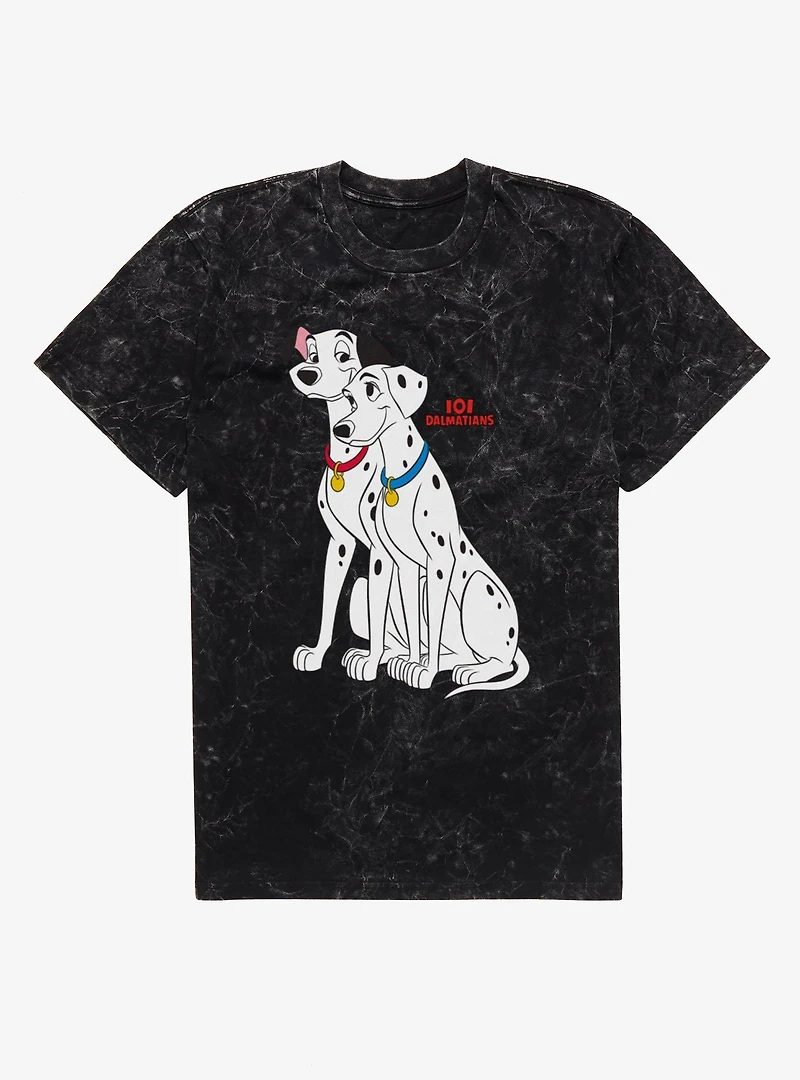 Disney 101 Dalmatians Pongo And Perdita Mineral Wash T-Shirt