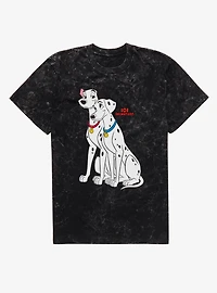 Disney 101 Dalmatians Pongo And Perdita Mineral Wash T-Shirt